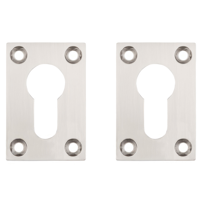 Deanta Pair Of Slim Rectangular Escutcheon