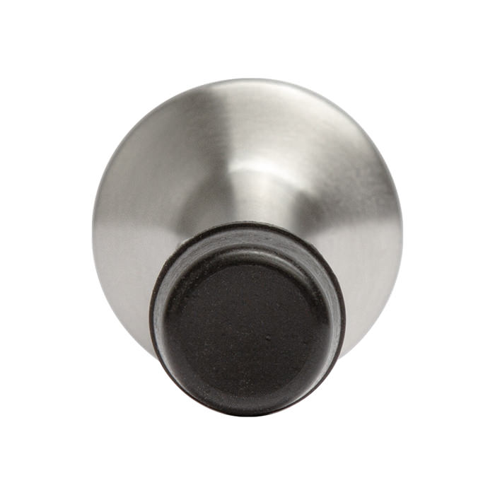 Deanta Door Mounted Cylinder Door Stop - Satin Stainless Steel