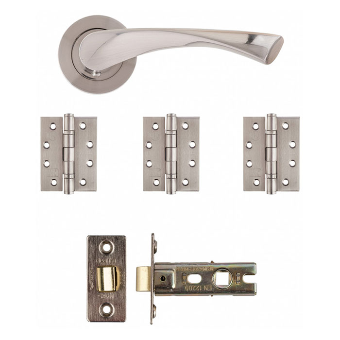 Deanta Fortuna Satin Finish Latch Kit