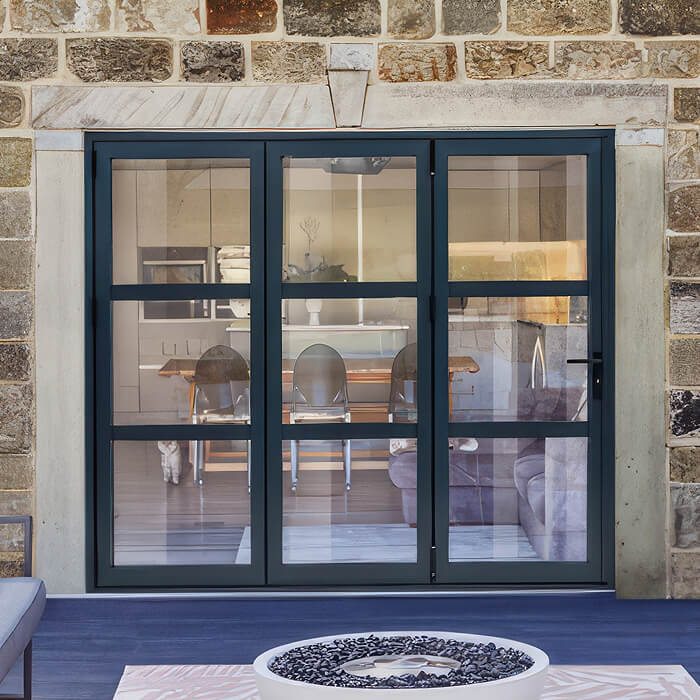 LPD Aluvu Pre-Finished Anthracite-Grey Heritage Style External Bi-Fold Door