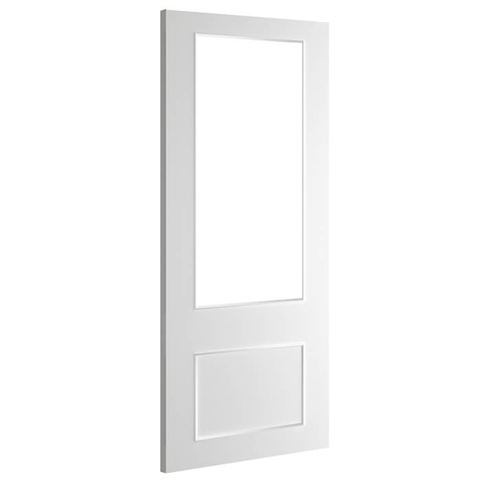 Deanta Sandringham White Primed Internal Glazed Door