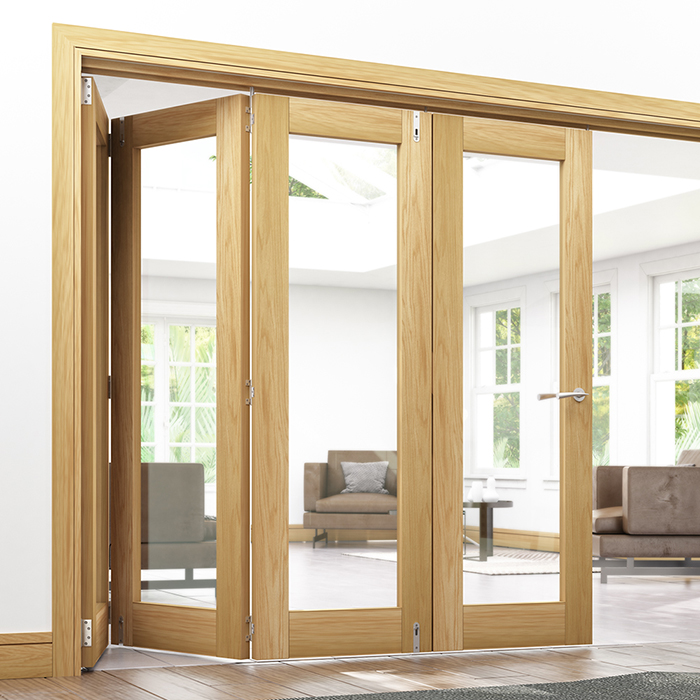 Deanta Prefinished Oak Bifold Frame Kit