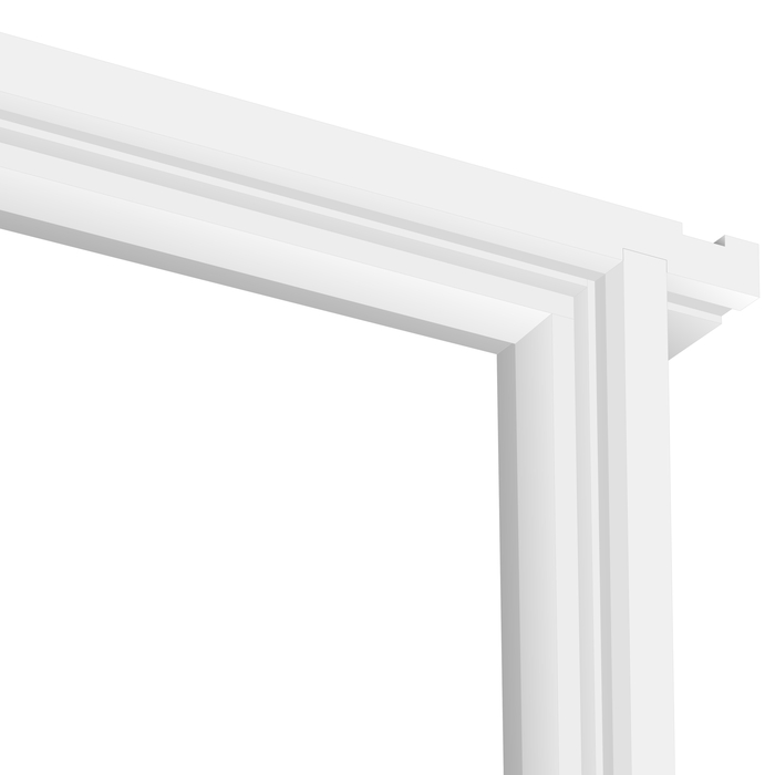 JB Kind Trenched White Primed Hardwood Fire Door Lining Set