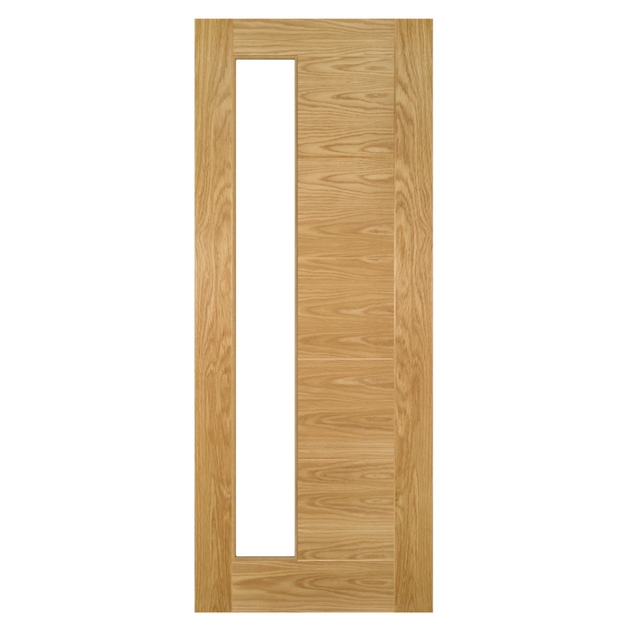 Deanta Seville Pre-Finished Oak Side Lite Internal Glazed Door