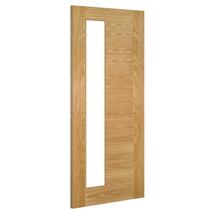 Deanta Seville Pre-Finished Oak Side Lite Internal Glazed Door