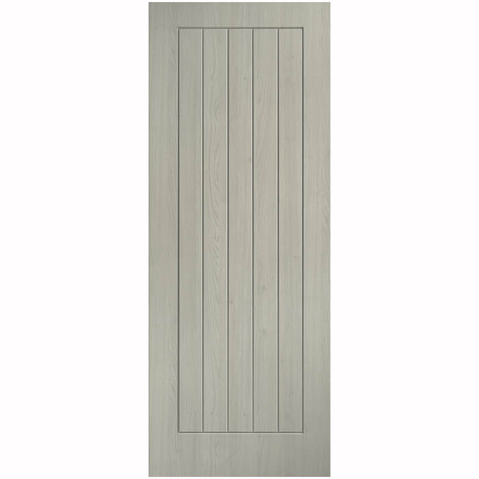 LPD Cottage Pre-Finished Light-Grey Laminate 5-Panels Internal Door