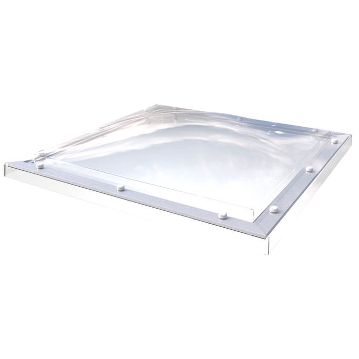 Brett Martin Mardome Trade 600 x 600mm Fixed Dome Over Glass Glaze Rooflight - Hit And Miss