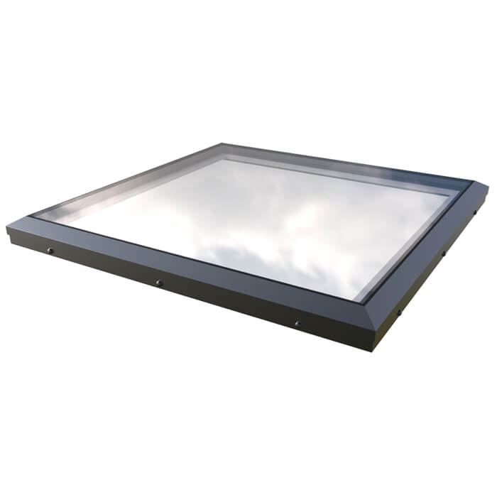 Brett Martin Manual Opening Flat Glass Rooflights for Builders Upstand - Non-Vented