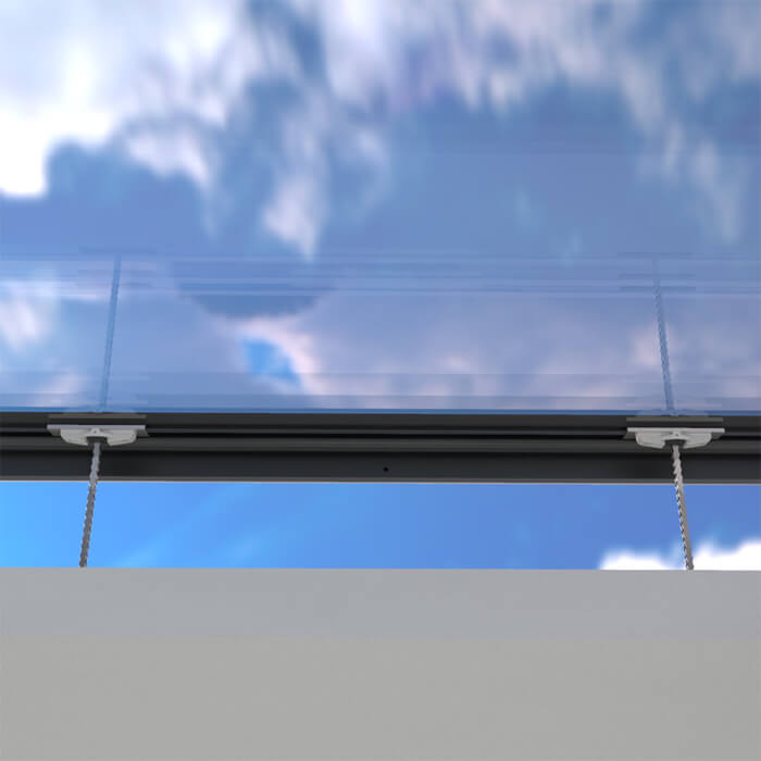 Brett Martin Powered Opening Flat Glass Rooflights For Builders Upstand - Non-Vented