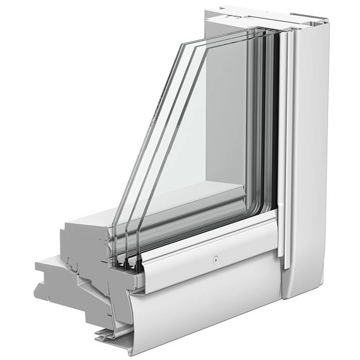 Velux INTEGRA Solar Centre Pivot GGL White Painted Pine Roof Window - 66 - 3-Layer Well-Being