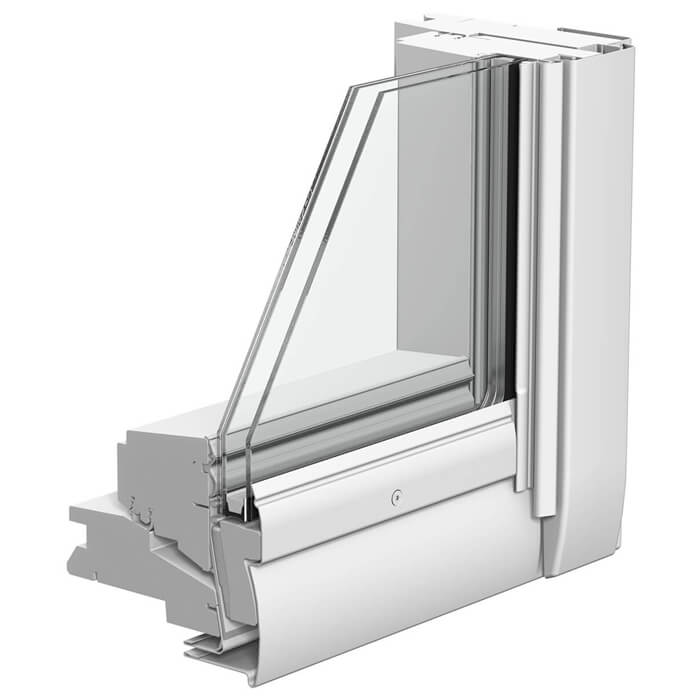 Velux INTEGRA Electric Centre-Pivot GGL White Painted Pine Roof Window With Comfort Glazing