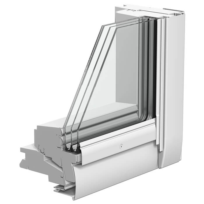 Velux INTEGRA Electric Centre-Pivot GGL White Painted Pine Roof Window With Well-Being Glazing