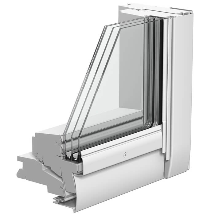 Velux INTEGRA Electric Centre Pivot GGU White Polyurethane Roof Window - 68 - 3-Layer Better Comfort Glazed