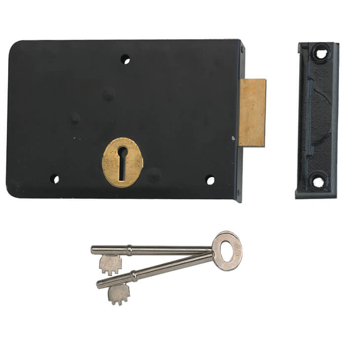 Union 1139 Lever Rim Deadlock Backset