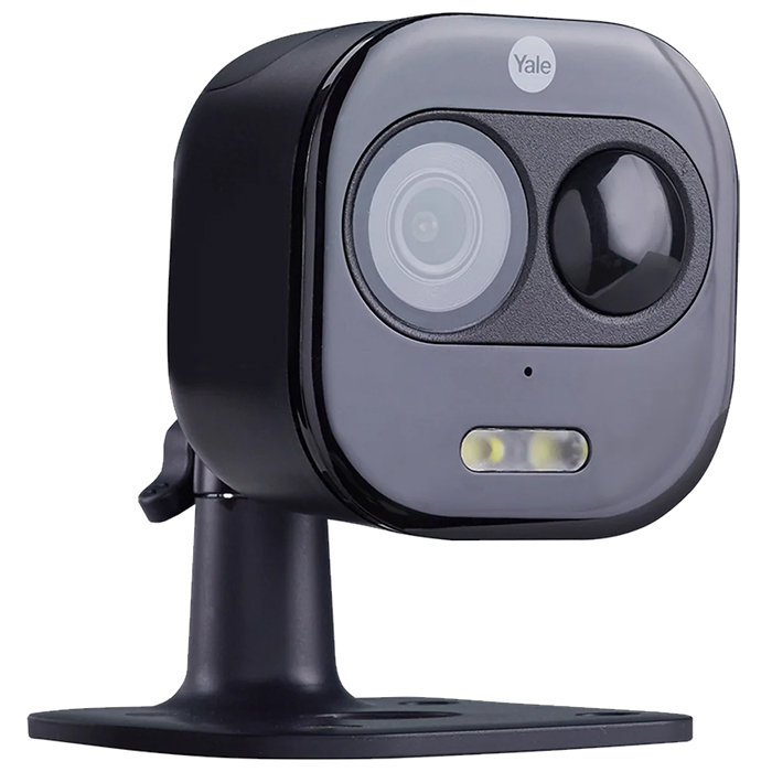 Yale HD1080 All-In-One Front Door Wi-Fi Camera - Light And Siren - Black