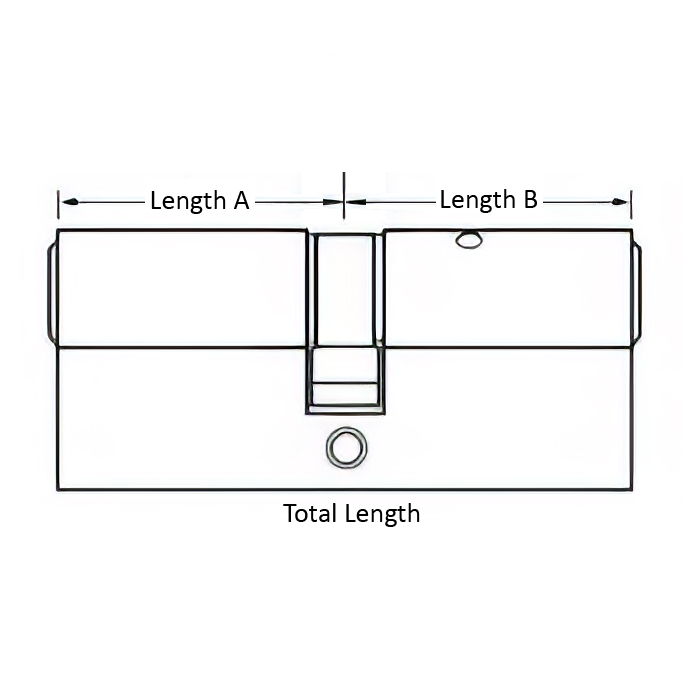 Yale Superior Bright Nickel Euro Profile Double Cylinder With Keys