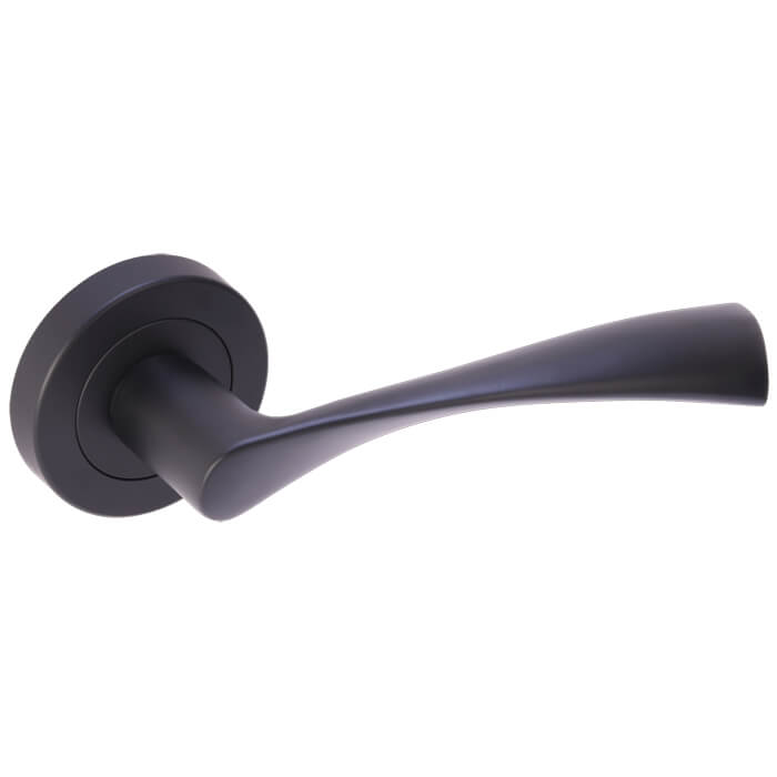 XL Joinery Sesia Matte Black Fire Door Handle Pack