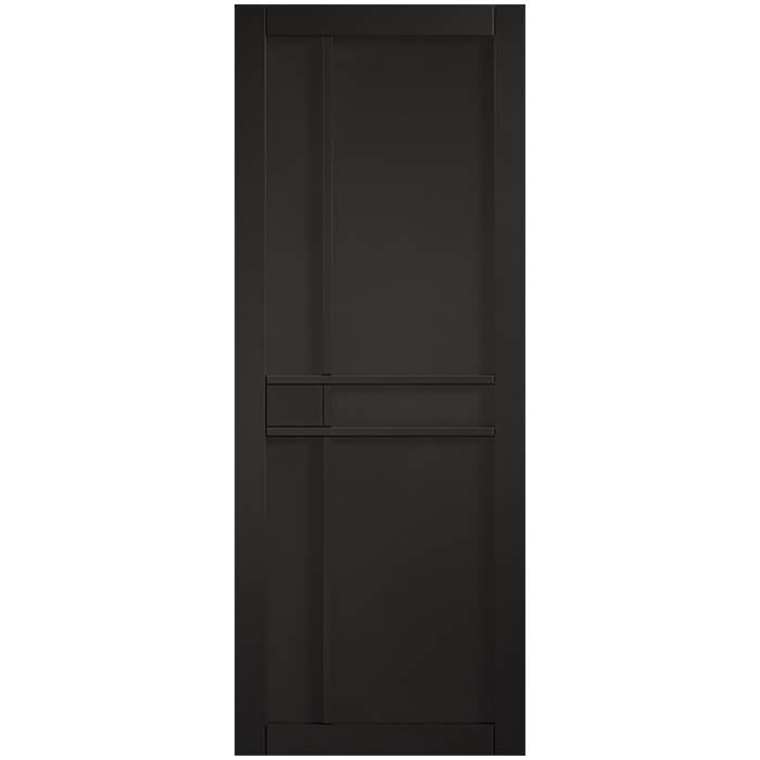 LPD Greenwich Pre-finished Black 5-Panels Internal Door