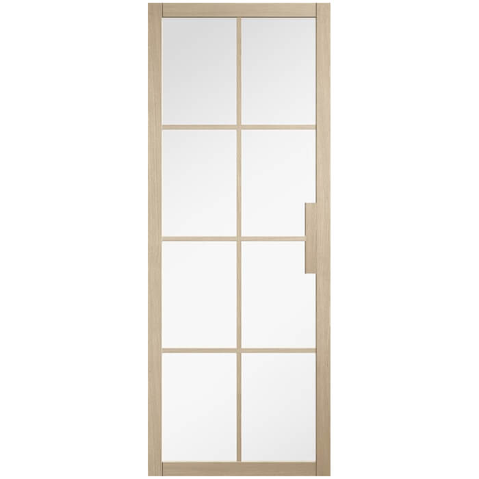 LPD Malvern Pre-finished Blonde Oak 8-Lites Internal Glazed Door