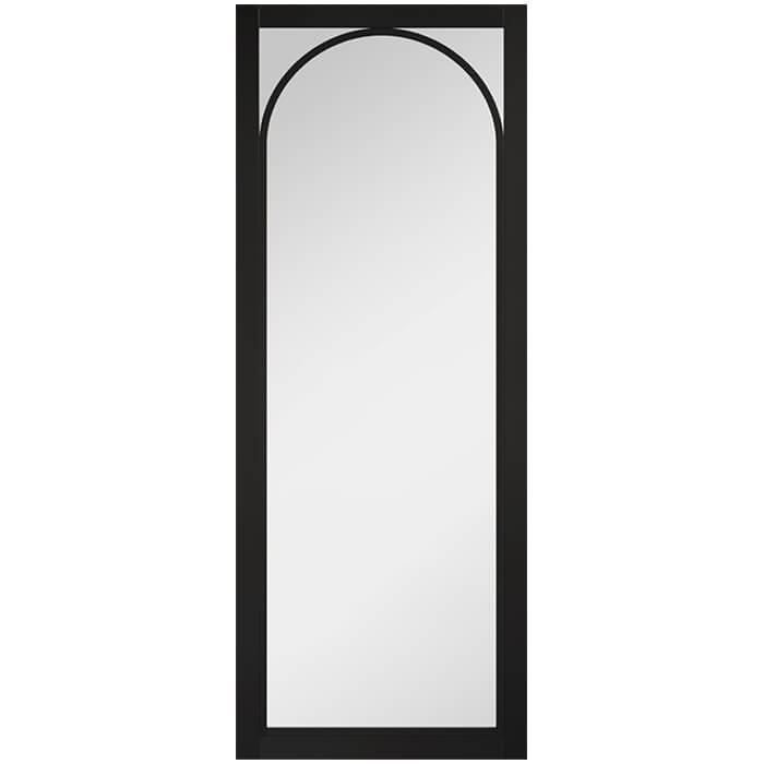 LPD Melrose Pre-finished Black 3-Lites Internal Glazed Door