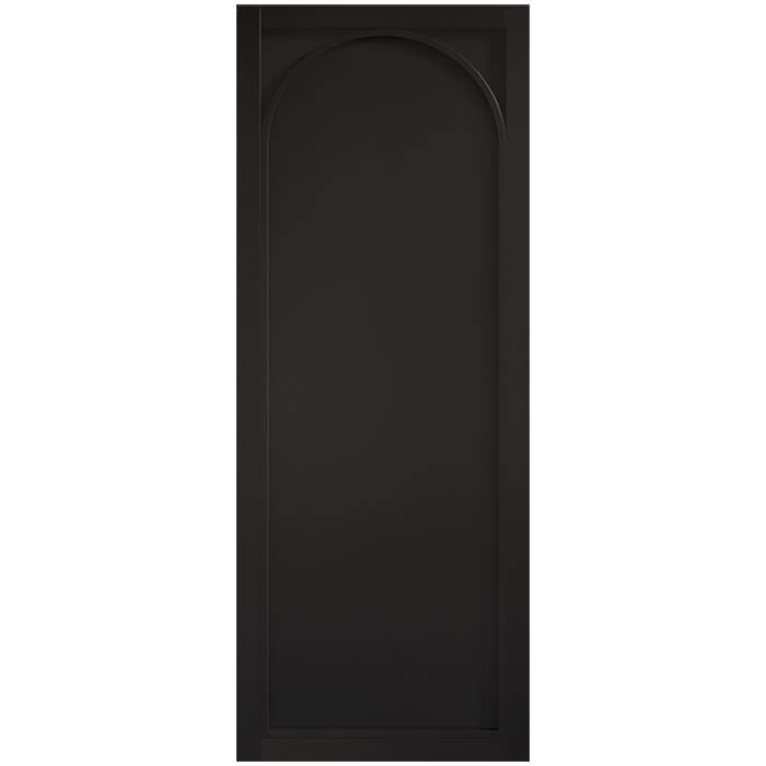 LPD Melrose Pre-finished Black 3-Light Internal Door