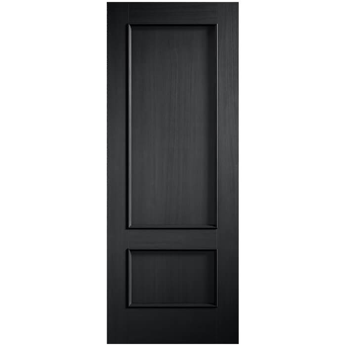 LPD Murcia Pre-Finished Charcoal Black 2-Panels Internal Fire Door