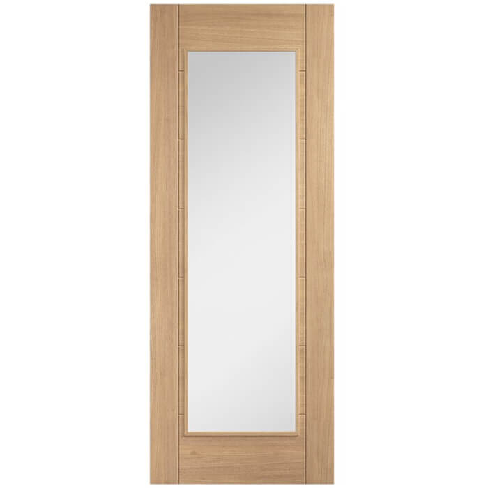 LPD Carini Un-Finished Oak 1L Internal Glazed Door