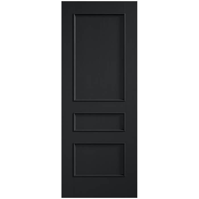 LPD Toledo Pre-Finished Charcoal Black 3-Panels Internal Door