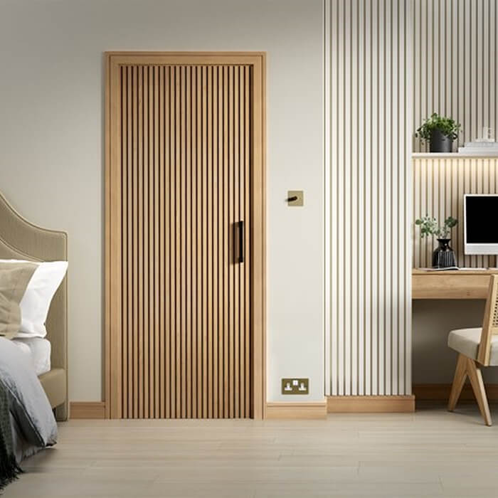 LPD Brisbane Pre-Finished Oak 29-Panels Internal Door