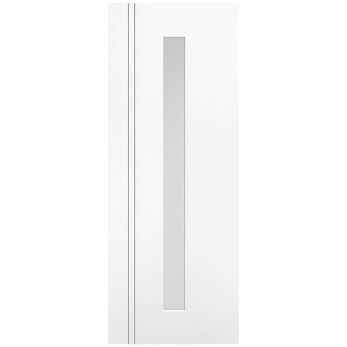 LPD Sierra Blanco Pre-Finished White 1-Lite Internal Glazed Door