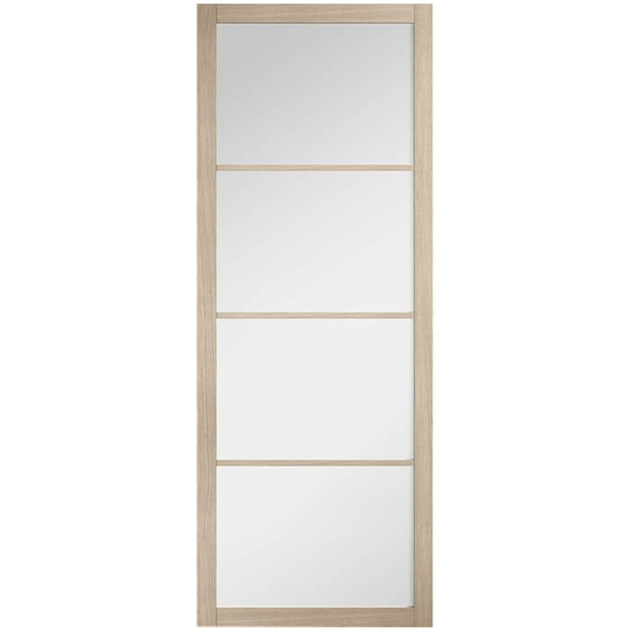 LPD Soho Pre-Finished Blonde Oak 4-Lites Internal Glazed Door