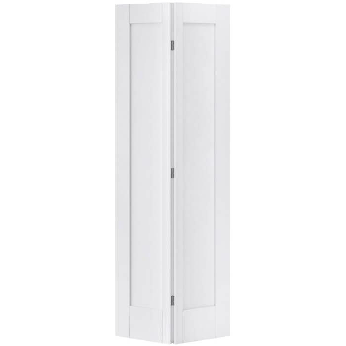 LPD Pattern-10 White Primed 2-Panels Internal B-Fold Door