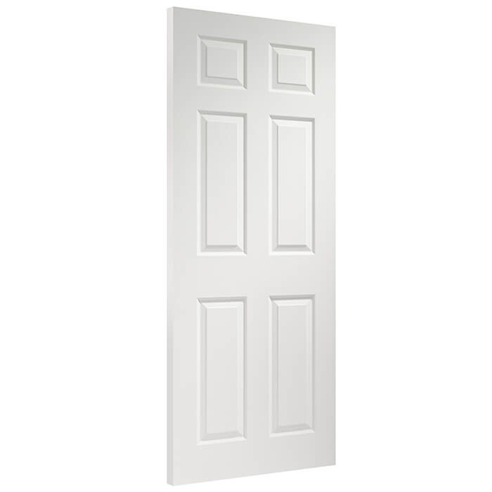 XL Joinery Colonist Primed White 6-Panels Internal Fire Door