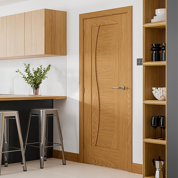 XL Joinery Florence Pre-Finished Oak 3-Panels Internal Door