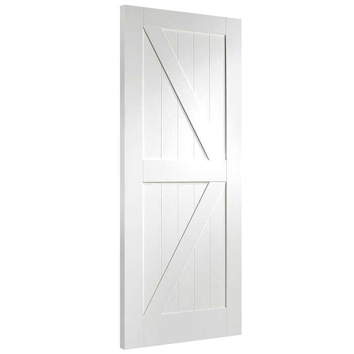 XL Joinery Cottage White Primed 2-Panels Internal Door