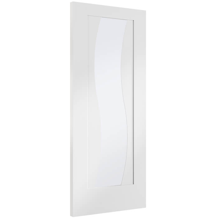 XL Joinery Florence Pre-Finished White 2-Panels 1-Lite Internal Glazed Door