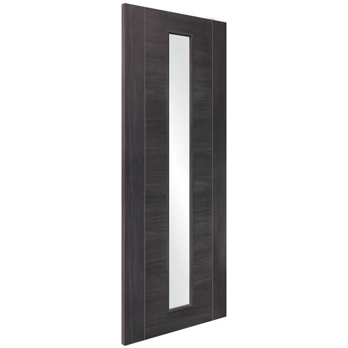 XL Joinery Forli Umber Grey Laminate 1-Lite Internal Glazed Door