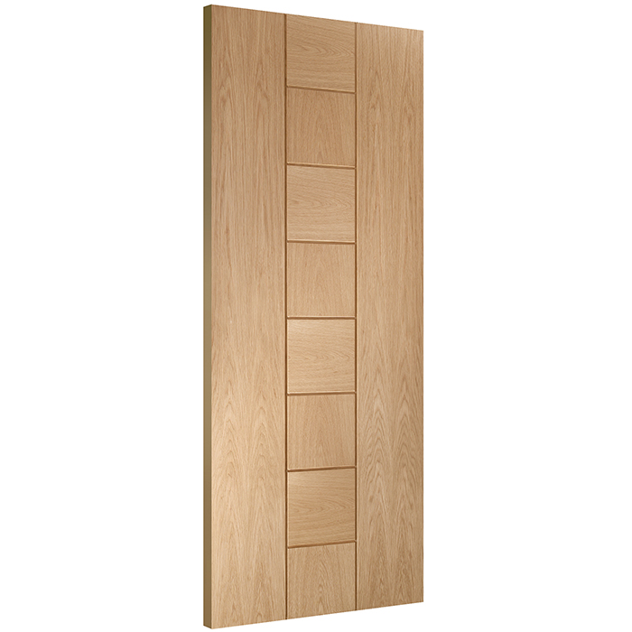 XL Joinery Messina Un-Finished Oak 8-Panels Internal Door