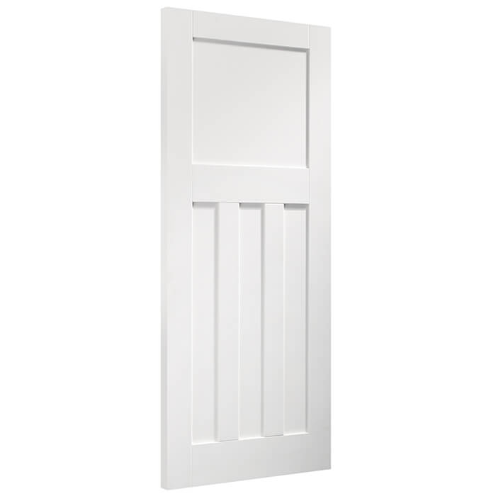 XL Joinery DX White Primed 4-Panels Internal Door