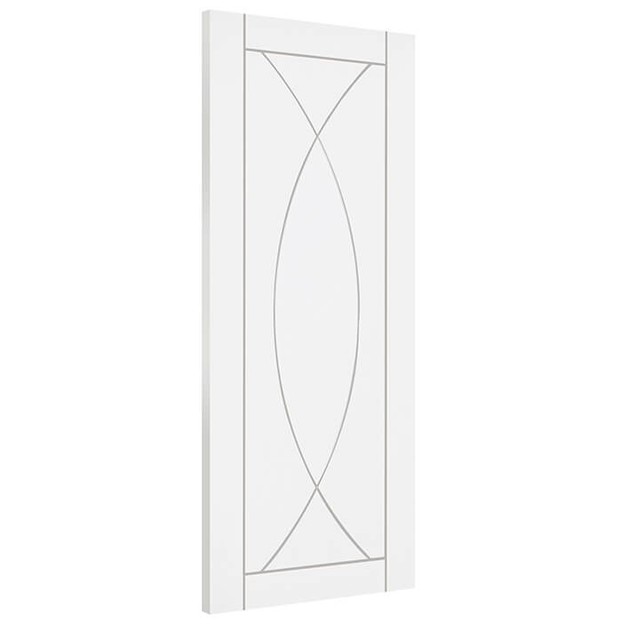 XL Joinery Pesaro White Primed 5-Panels Internal Door