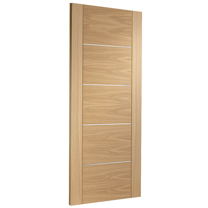 XL Joinery Portici Pre-Finished Oak 5-Panels Internal Door