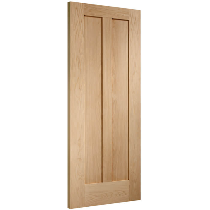 XL Joinery Novara Un-Finished Oak 2-Panels Internal Door