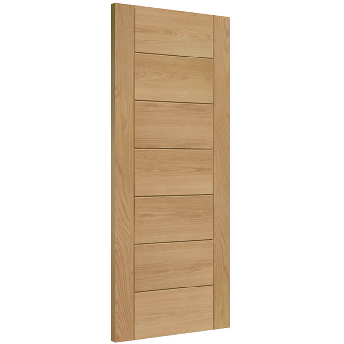 XL Joinery Palermo Essential Pre-Finished Oak 7-Panels Internal Door