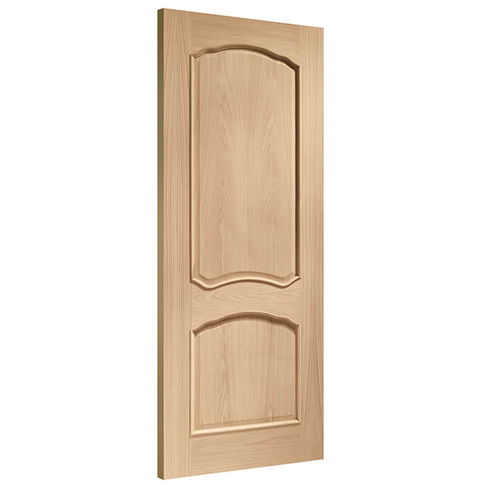 XL Joinery Louis Un-Finished Oak 2-Panels Internal Door