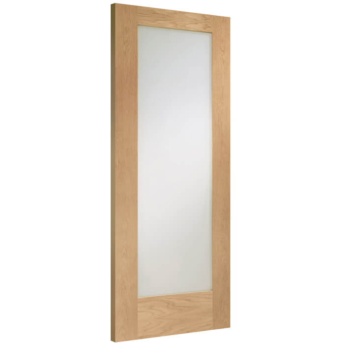 XL Joinery Pattern 10 Pre-Finished Oak 1-Lite Clear Glazed Internal Door