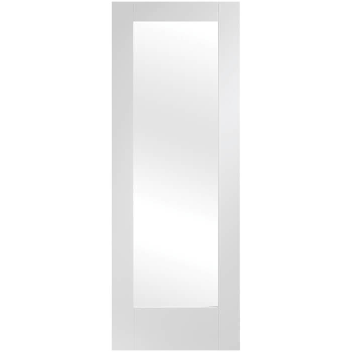 XL Joinery Pattern 10 White Primed 1-Lite Internal Glazed Door