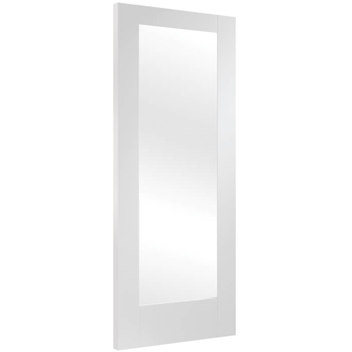 XL Joinery Pattern 10 White Primed 1-Lite Internal Glazed Fire Door