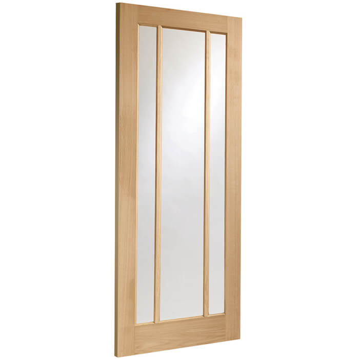 XL Joinery Worcester Pre-Finished Oak 3-Lites Internal Glazed Door