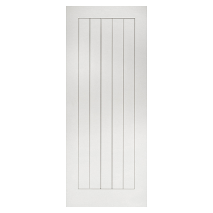 Deanta Ely White Primed 1-Panel Internal Door