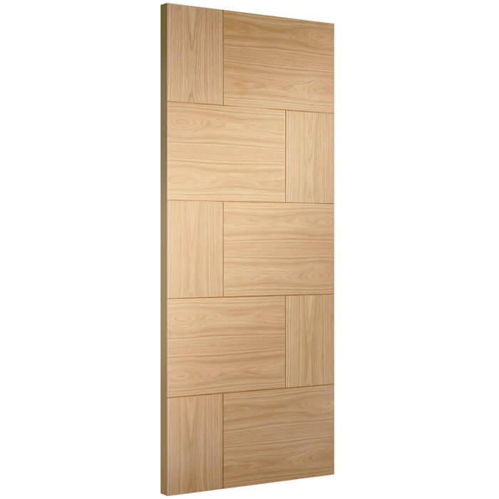 XL Joinery Ravenna Un-Finished 10-Panels Internal Oak Fire Door